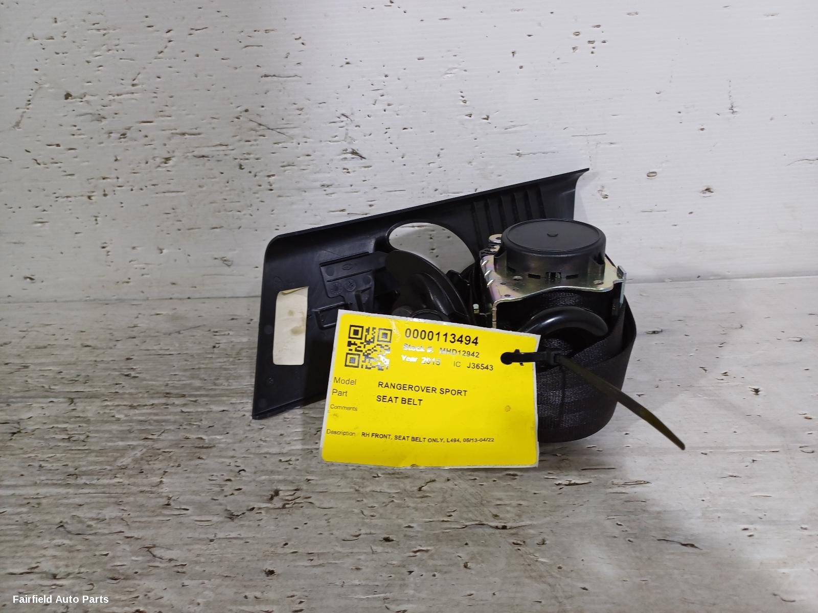 2013-2022 Land Rover Rangerover Sport Seatbelt Stalk