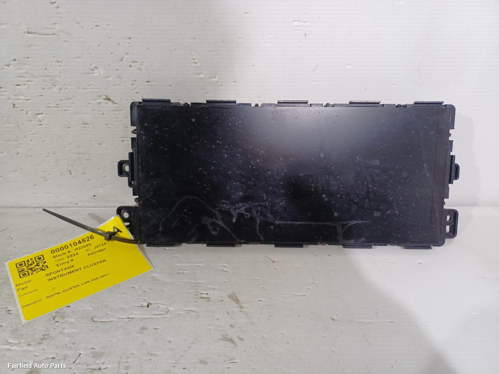 2021-2026 Kia Sportage Instrument Cluster