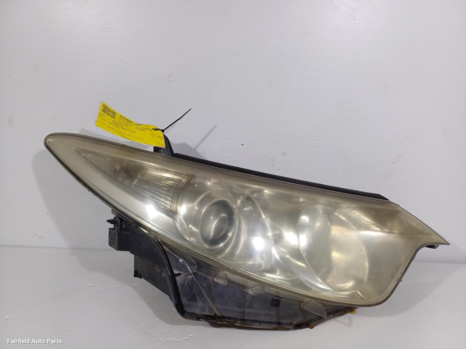 2006-2008 Toyota Tarago Right Headlamp