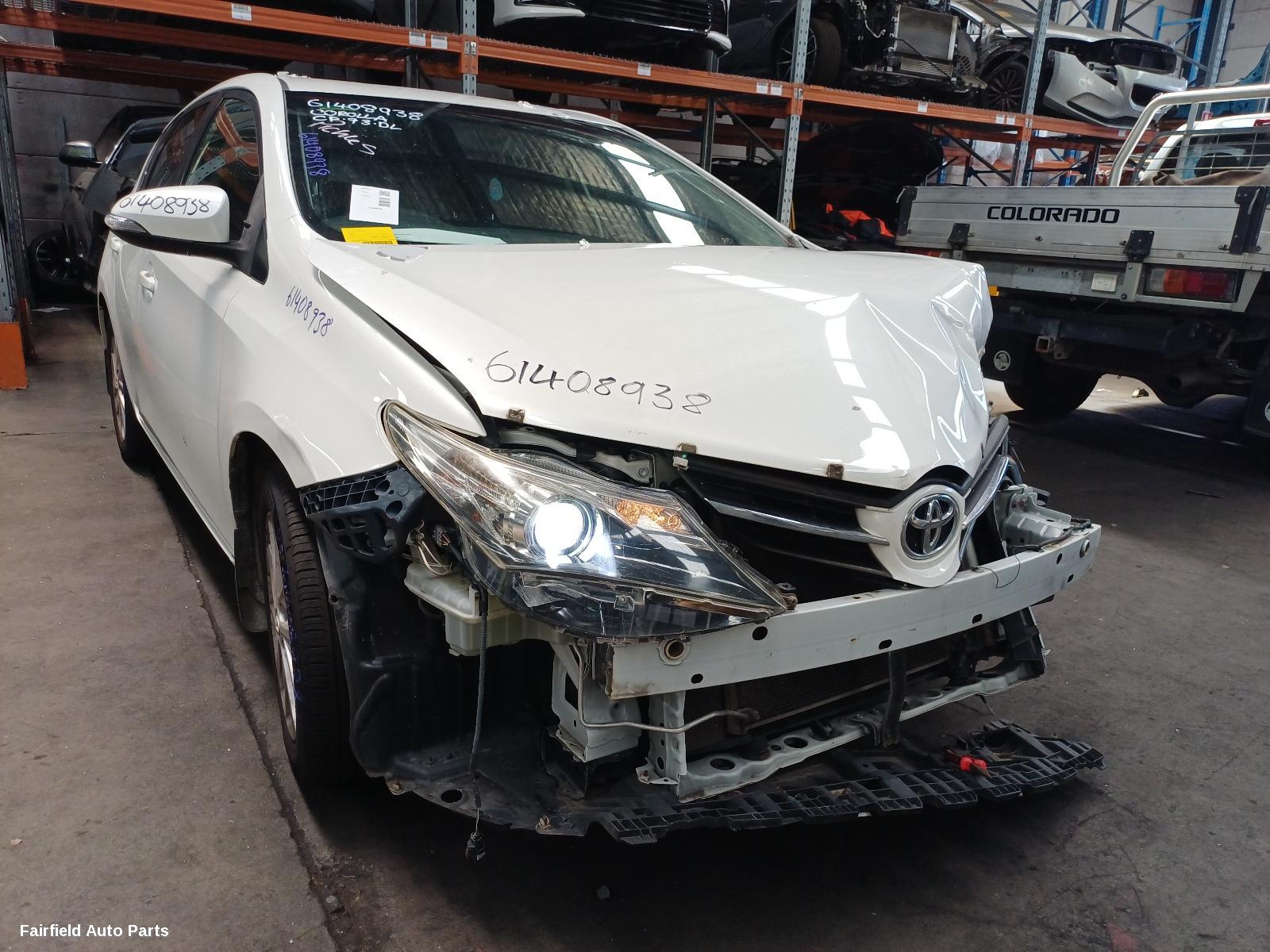 2012 Toyota Corolla Left Taillight