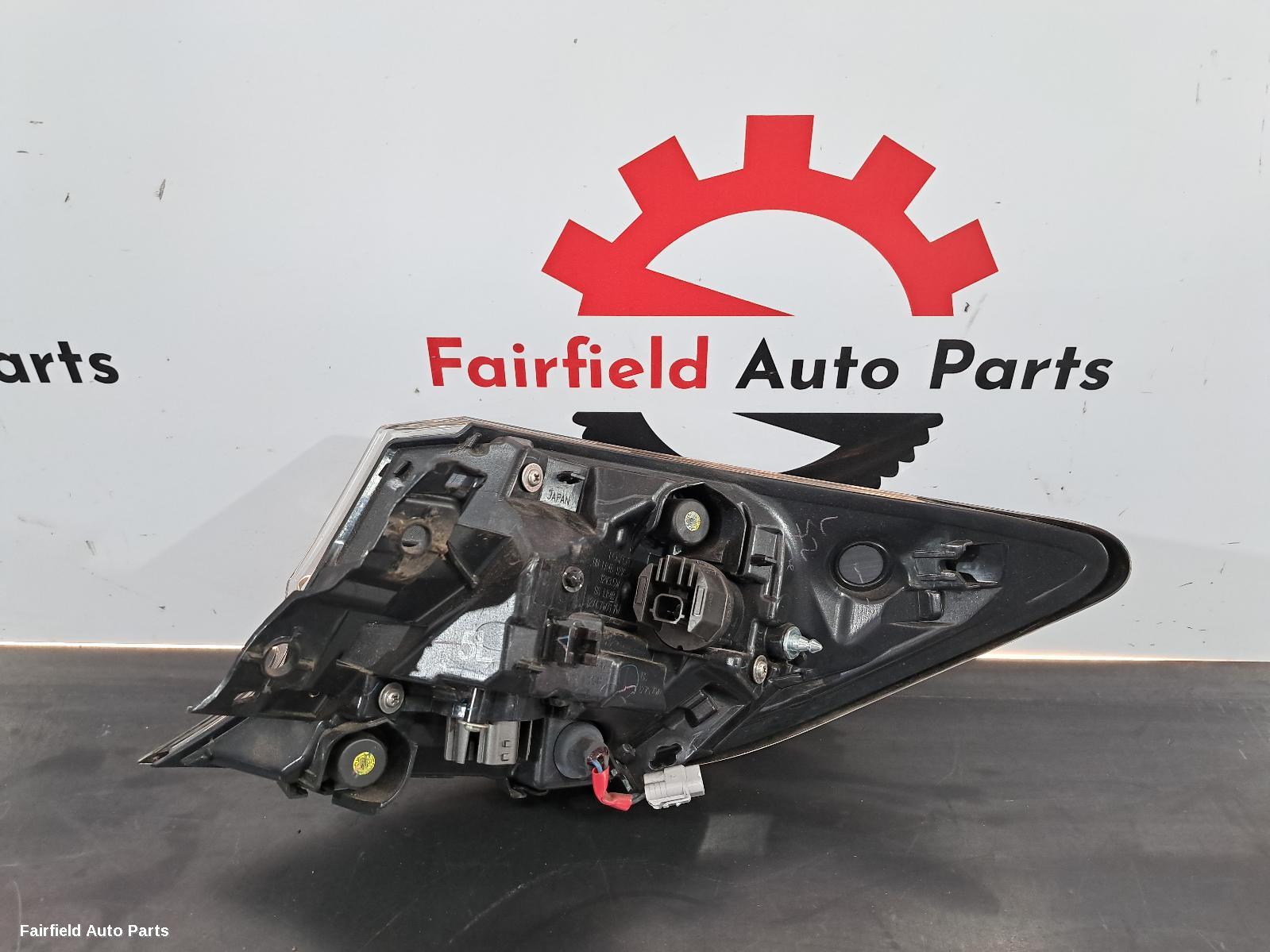 2020 Toyota Corolla Left Taillight