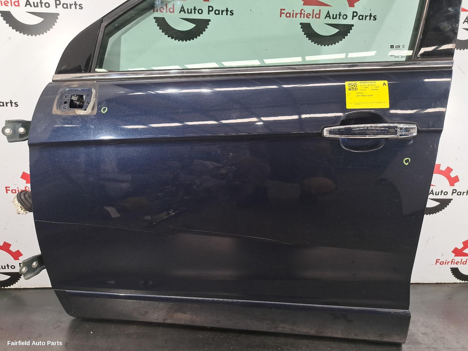 2018 Holden Captiva Left Front Door