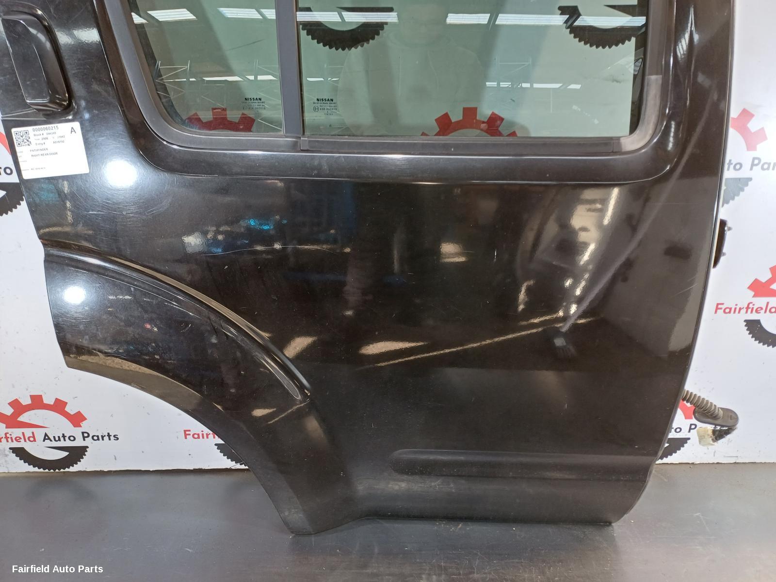 2005-2013 Nissan Pathfinder Right Rear Door Sliding