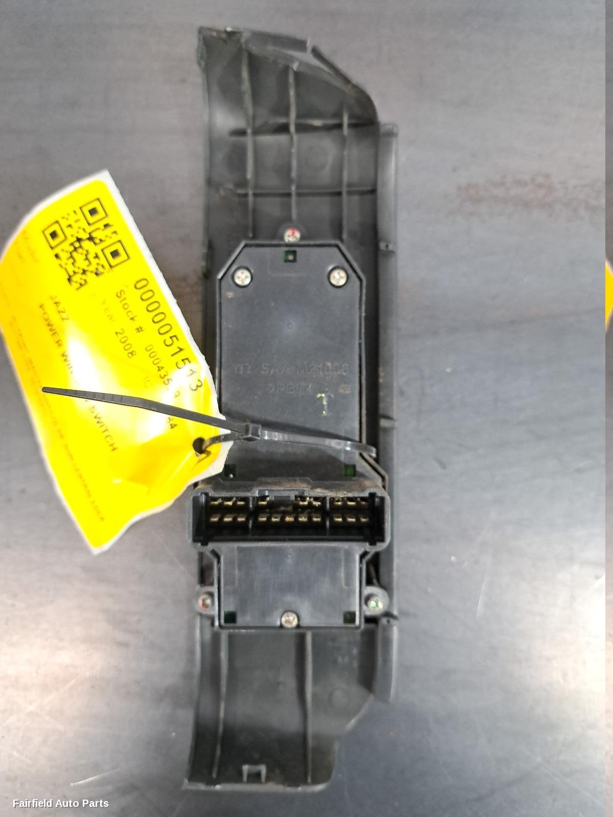 2008 Honda Jazz Pwr Dr Wind Switch