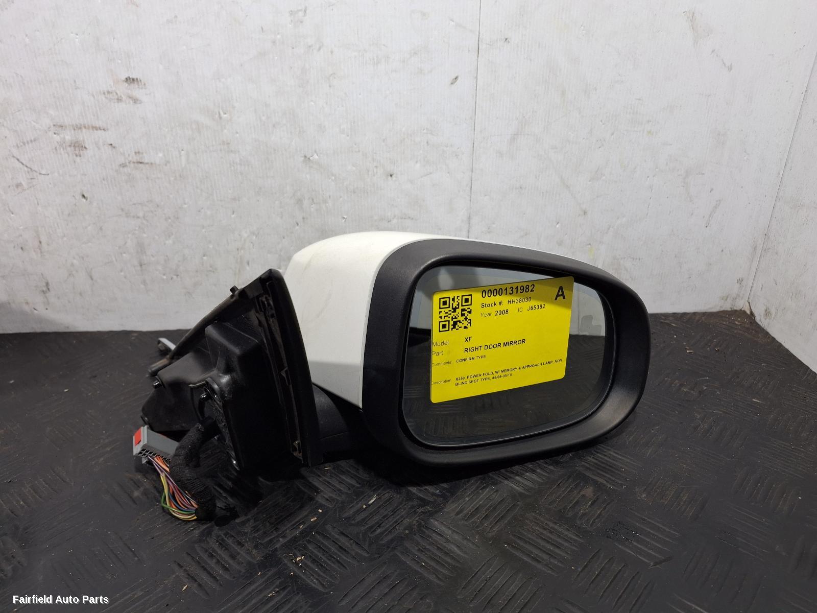 2008-2015 Jaguar Xf Right Door Mirror