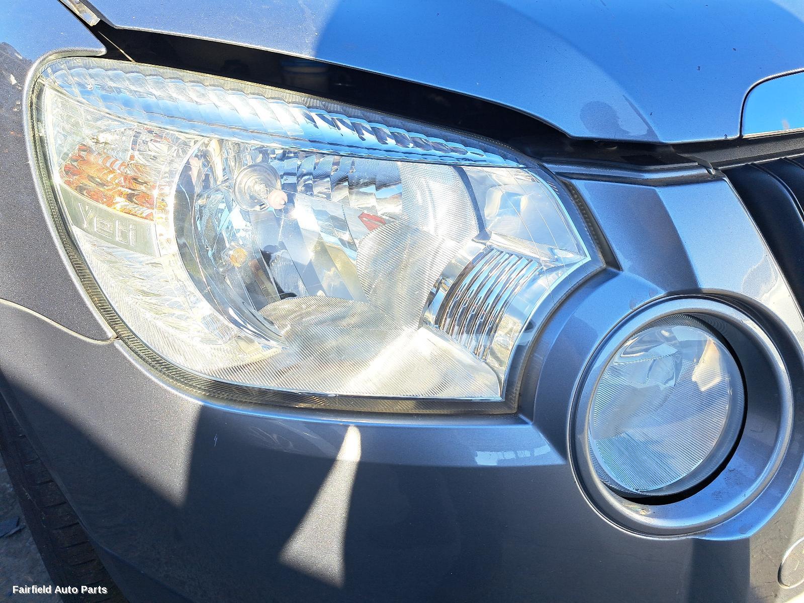 2013 Skoda Yeti Sunvisor