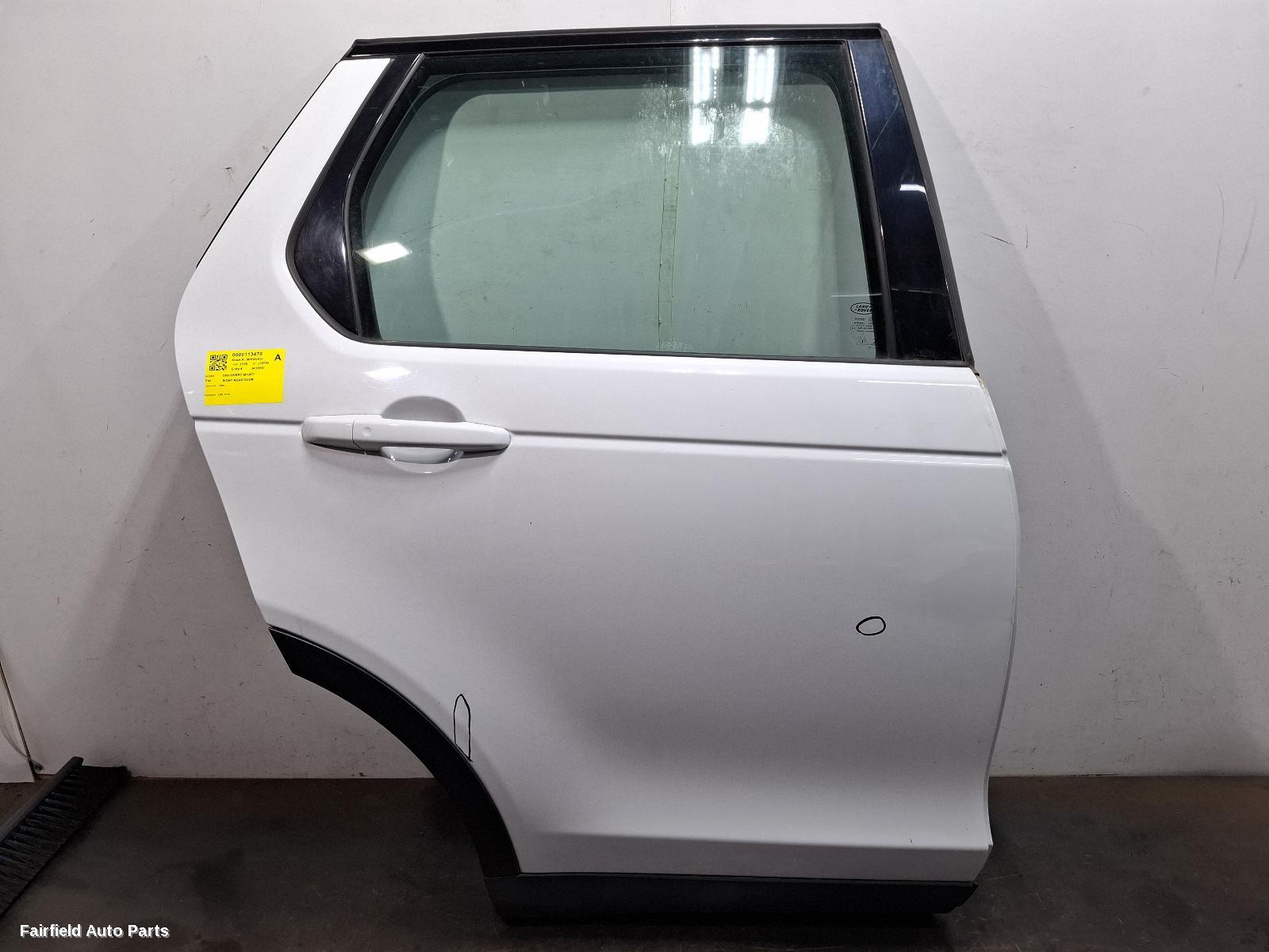 2015-2026 Land Rover Discovery Sport Right Rear Door Sliding