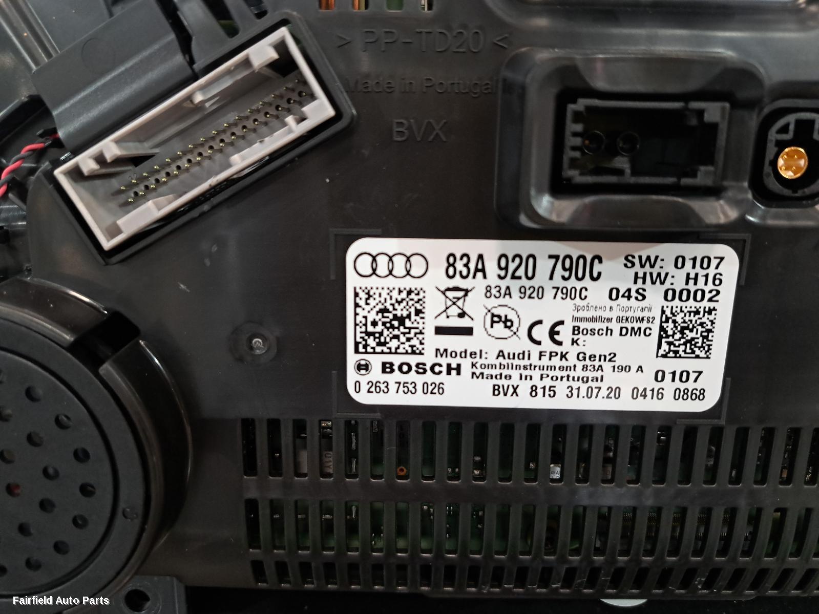 2019-2025 Audi Q3 Instrument Cluster