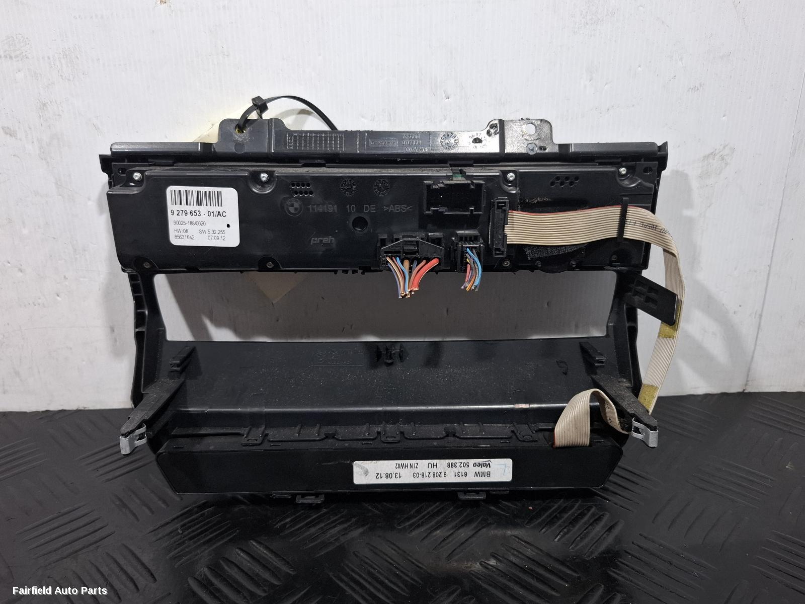 2012-2014 Bmw X6 Heater Ac Controls