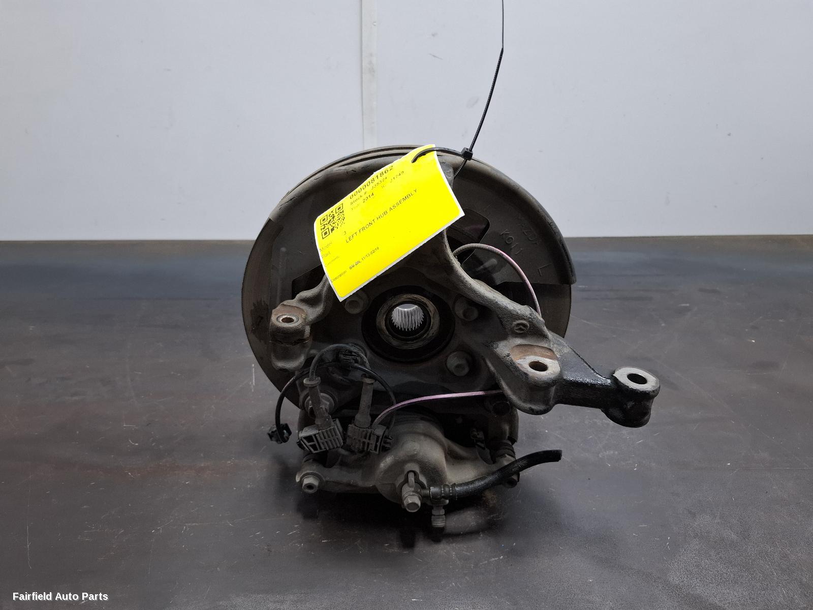 2013-2019 Mazda 3 Left Front Hub Assembly
