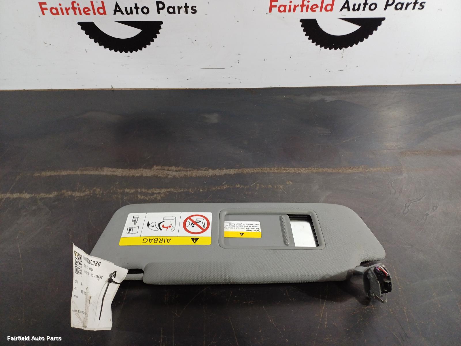 2013-2020 Audi A3 Sunvisor