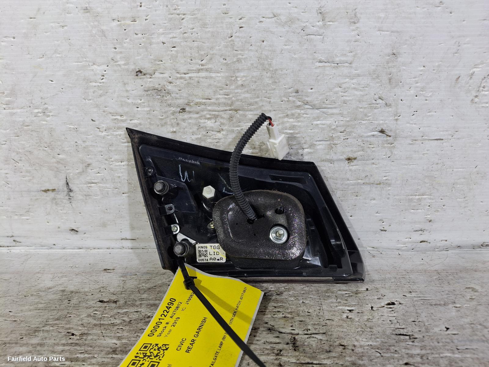 2017-2021 Honda Civic Rear Garnish