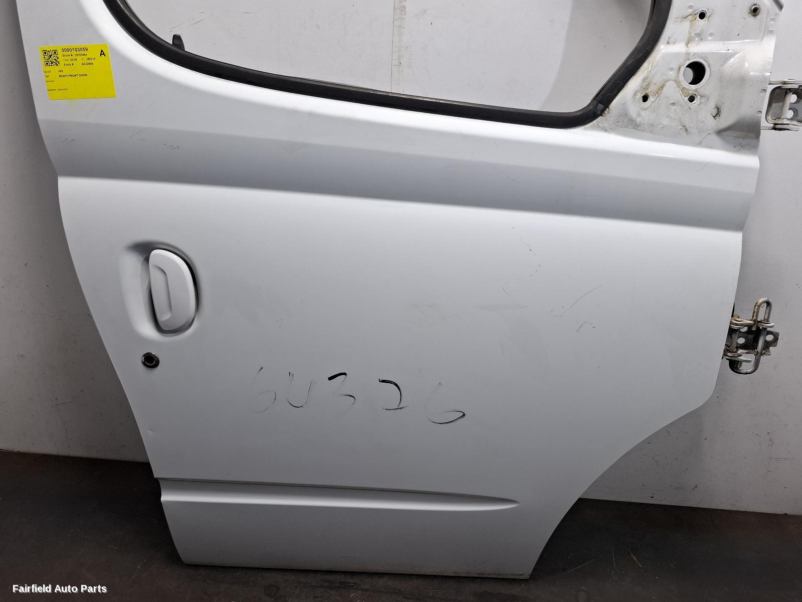 2018 Ldv V80 Right Front Door
