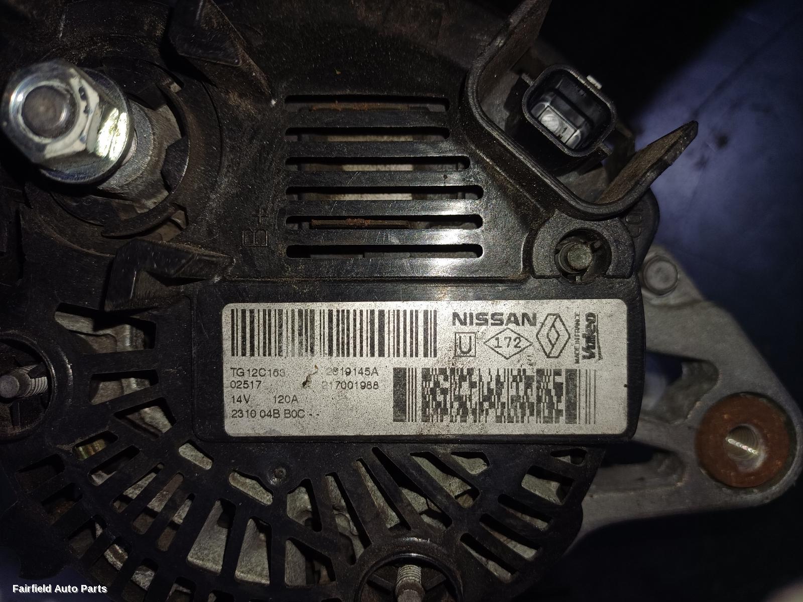 2013-2021 Nissan Qashqai Alternator