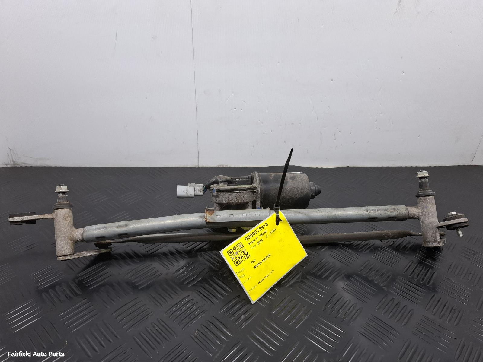 2017-2024 Ldv T60 Wiper Motor