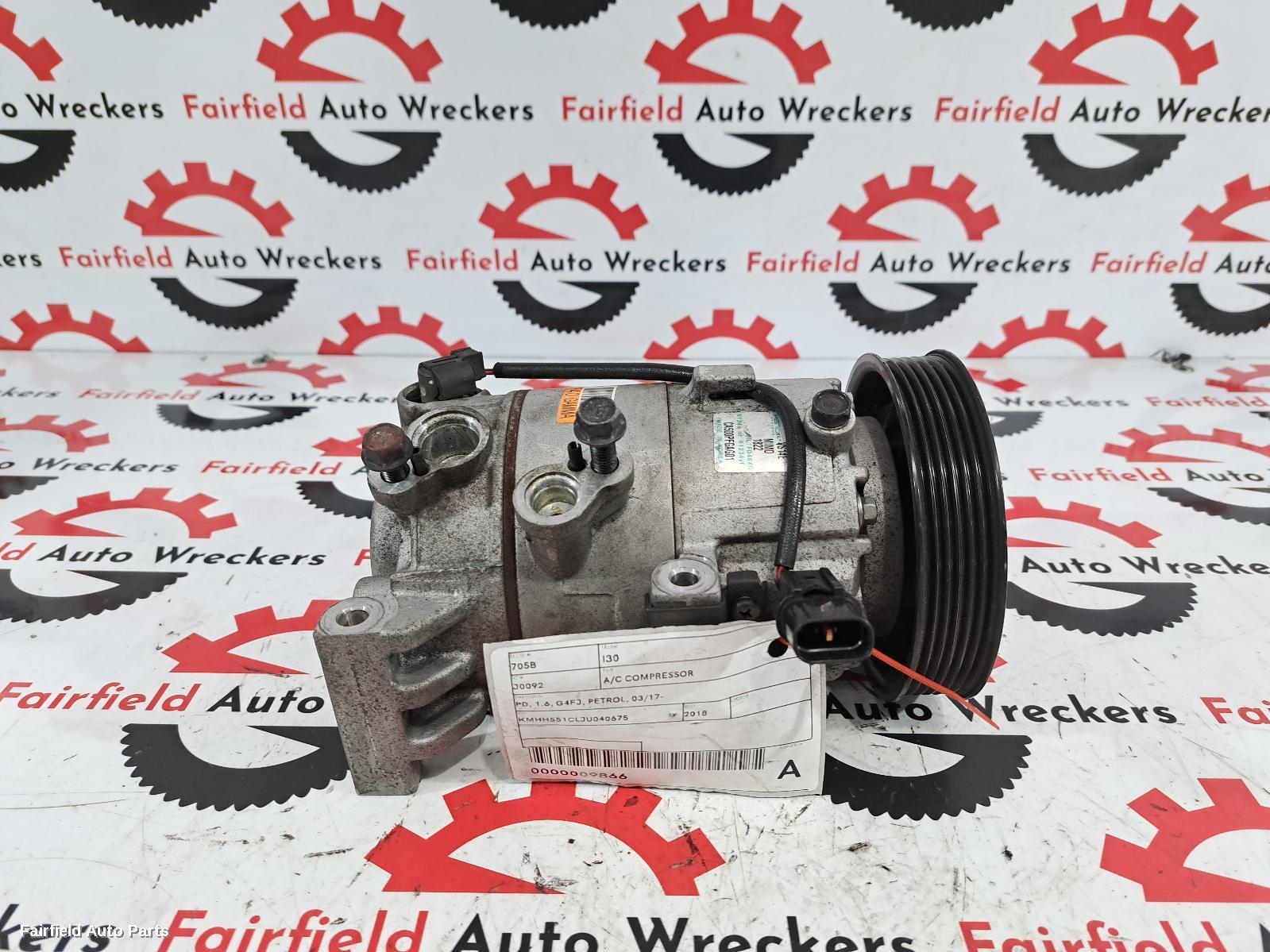 2018 Hyundai I30 A C Compressor