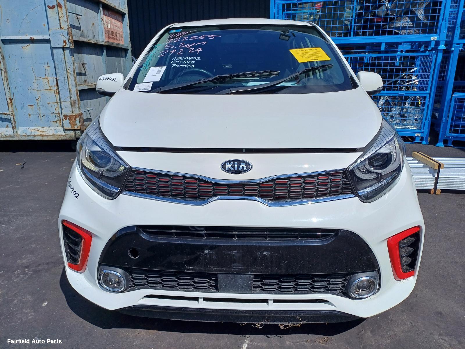 2017-2026 Kia Picanto Right Front Door Window