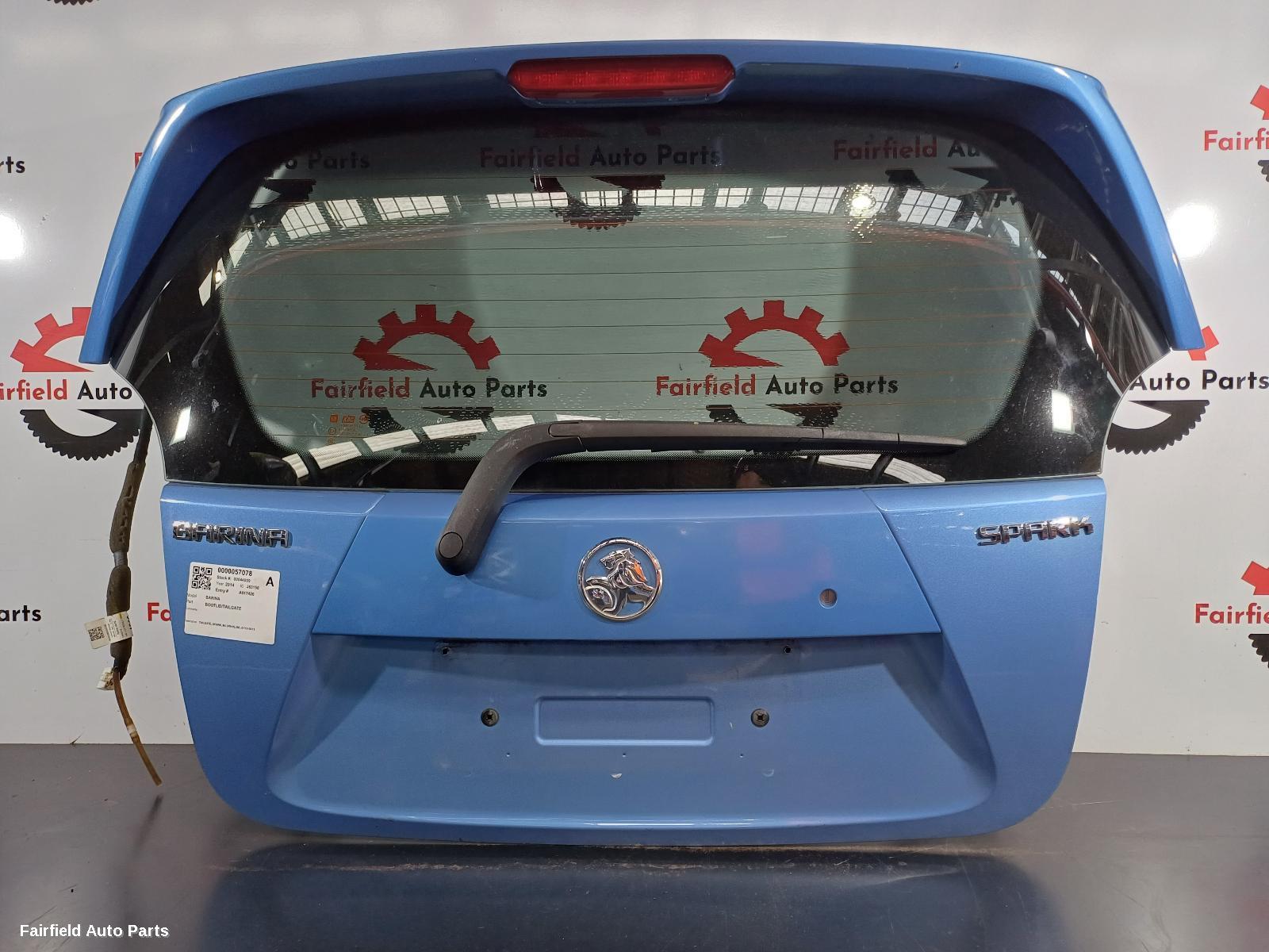 2013-2015 Holden Barina Bootlid Tailgate