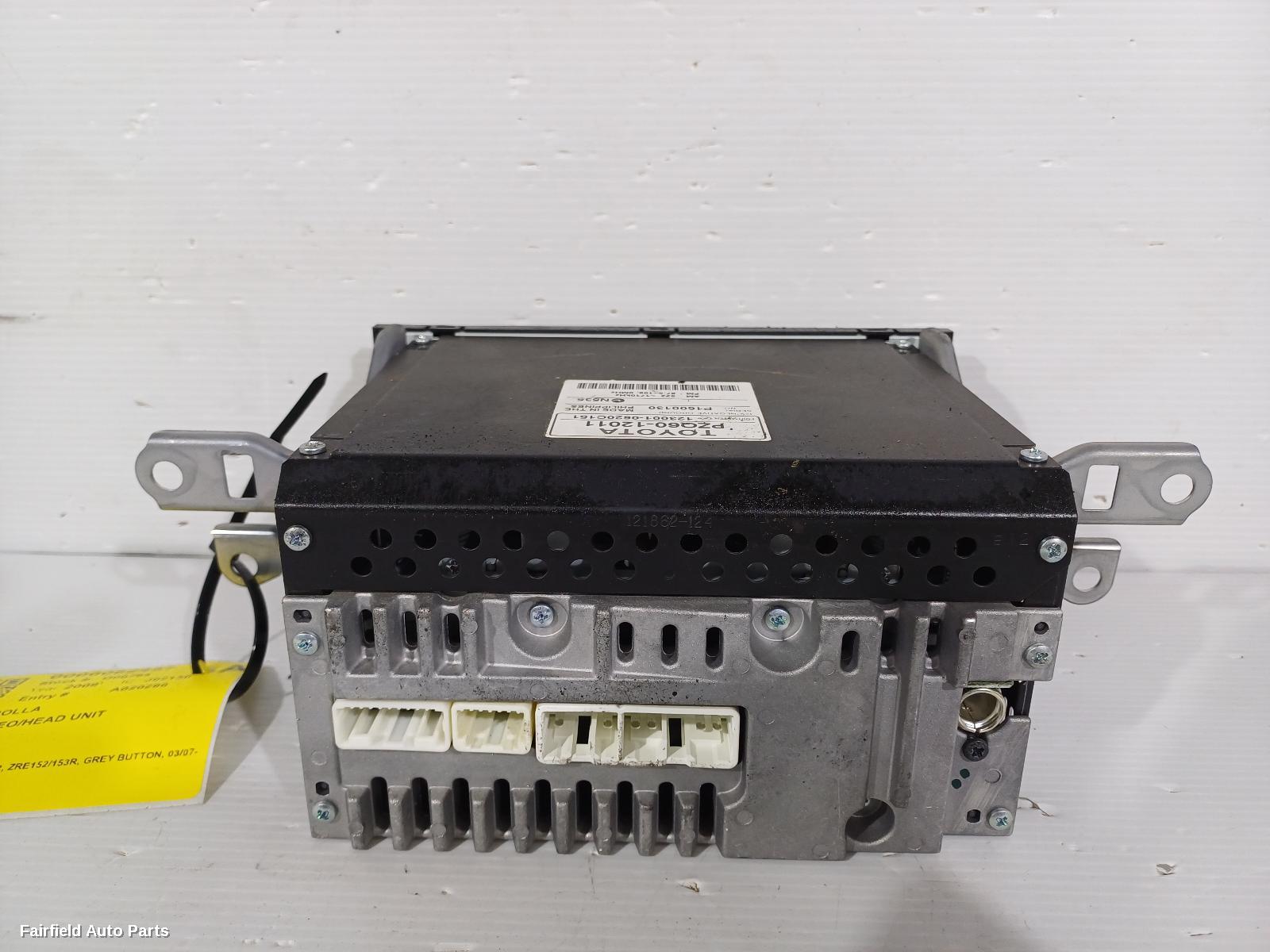 2007-2013 Toyota Corolla Radio Cd Dvd Sat Tv