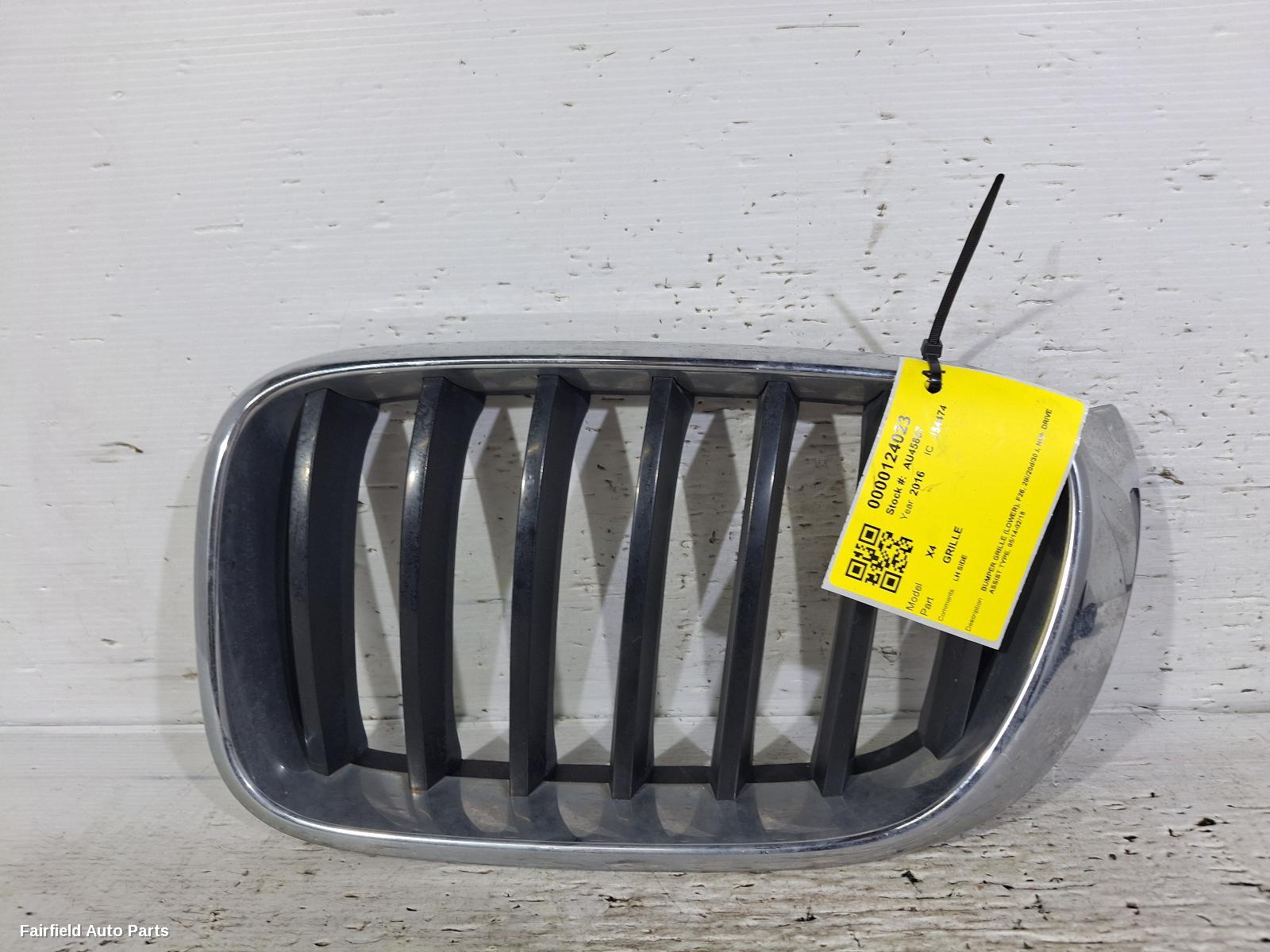 2014-2018 Bmw X4 Grille