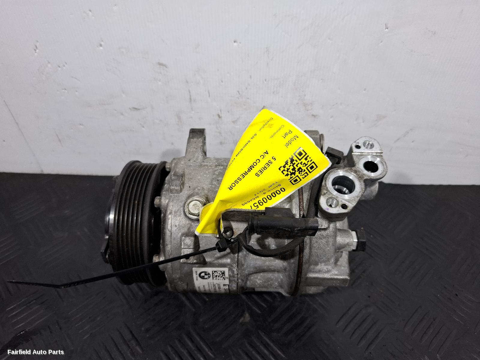 2017-2020 Bmw 5 Series A C Compressor