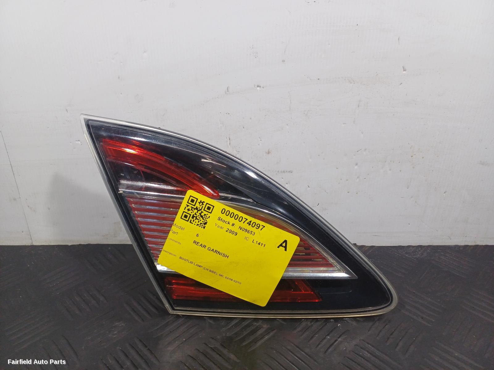 2008-2010 Mazda 6 Rear Garnish