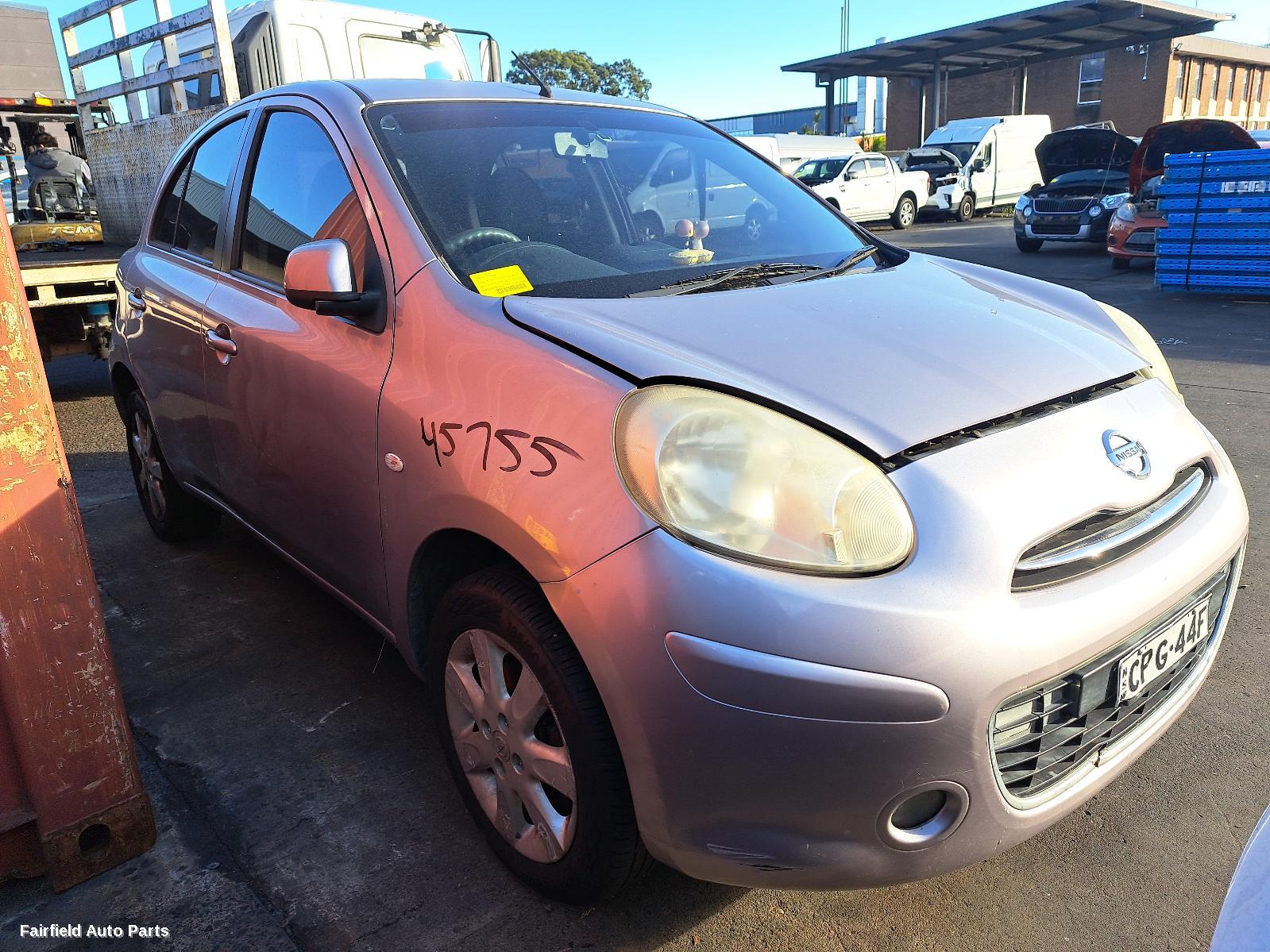 2012 Nissan Micra Steering Box Rack
