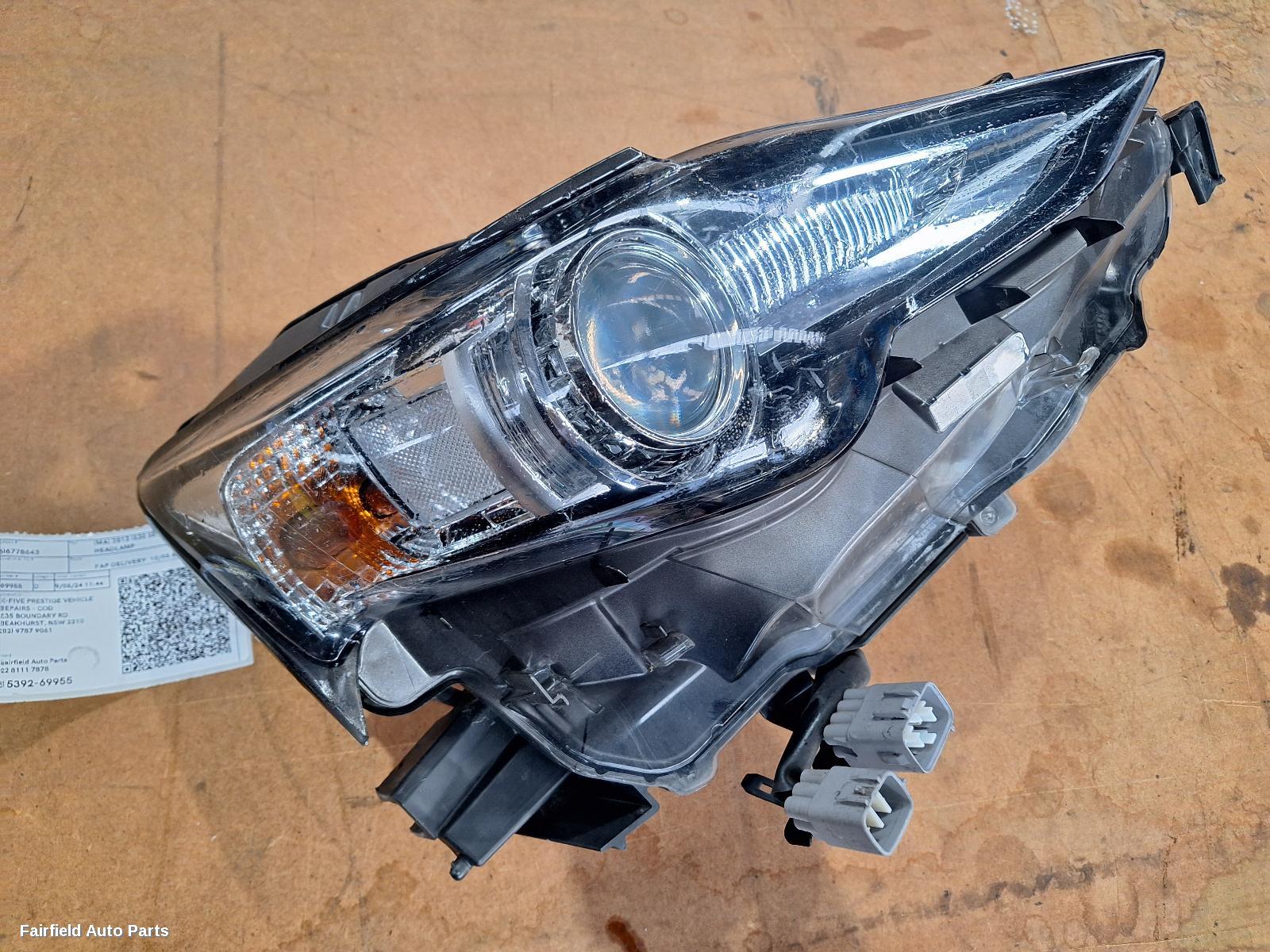 2013-2016 Lexus Is Series Right Headlamp