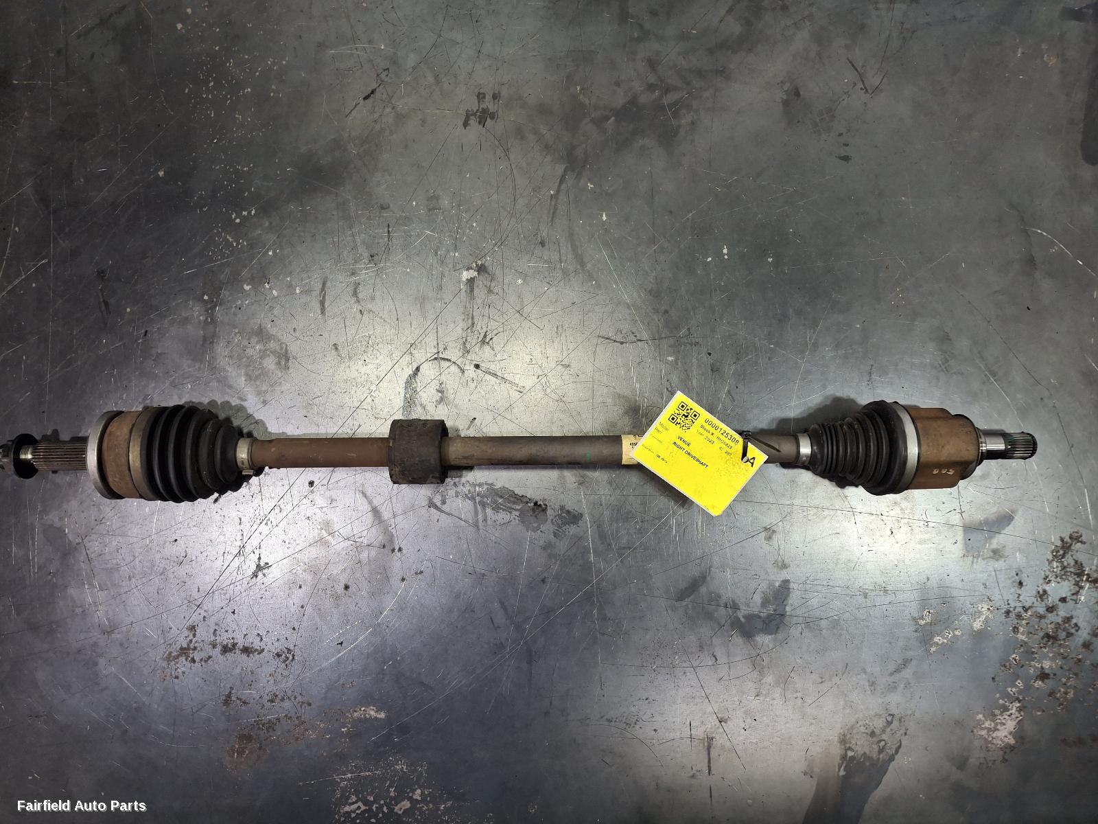 2019-2026 Hyundai Venue Right Driveshaft