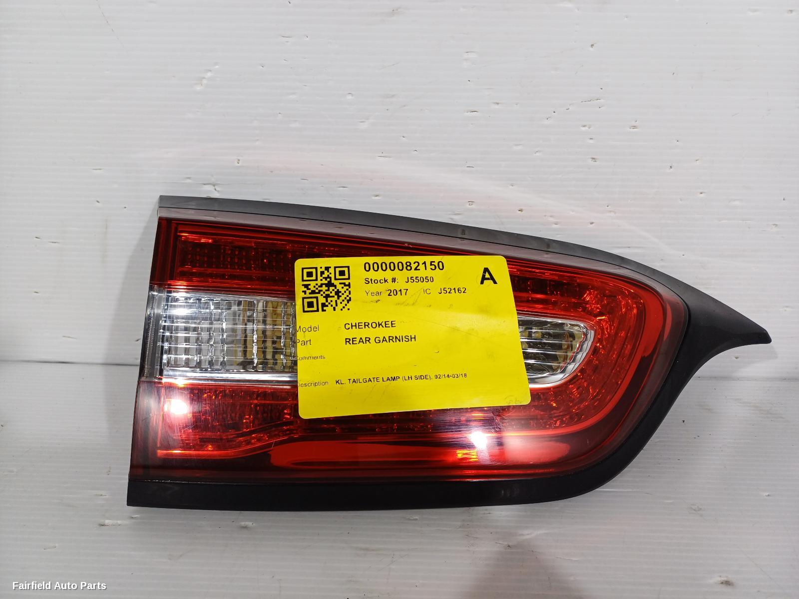 2014-2018 Jeep Cherokee Rear Garnish