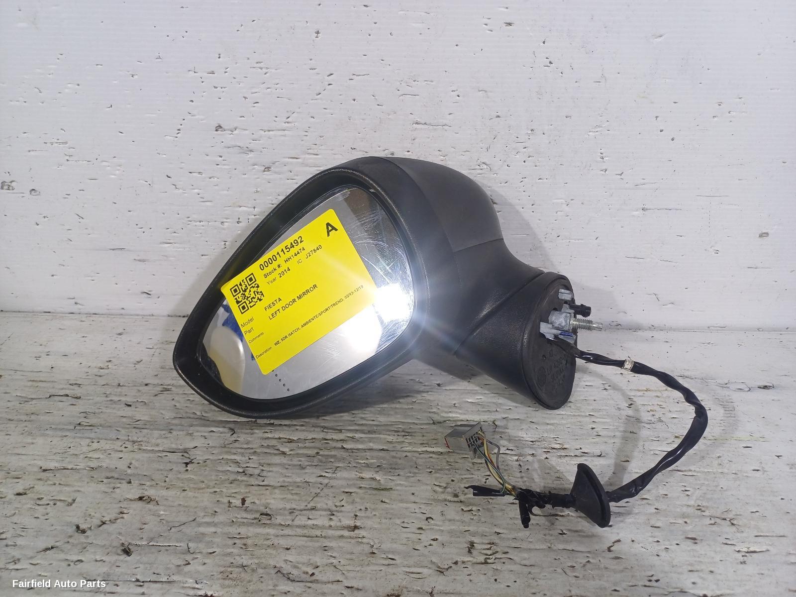 2013-2019 Ford Fiesta Left Door Mirror