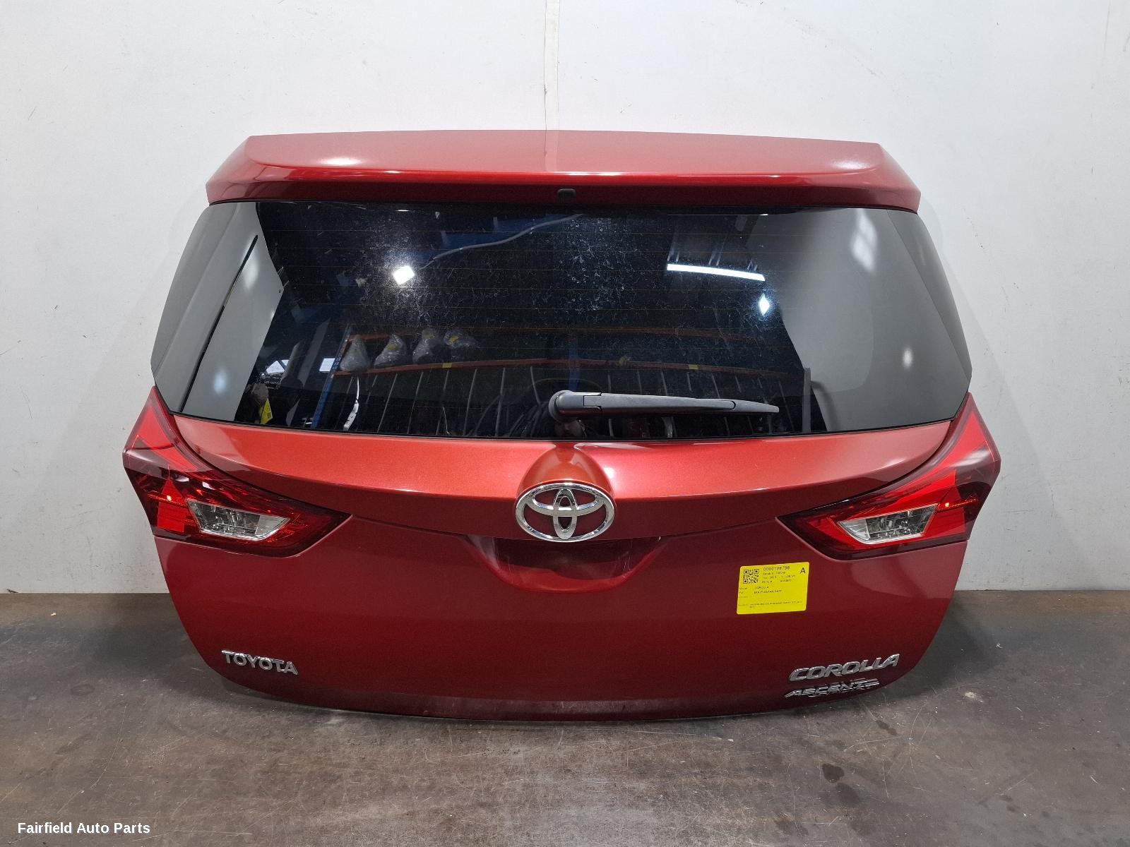 2012-2015 Toyota Corolla Bootlid Tailgate