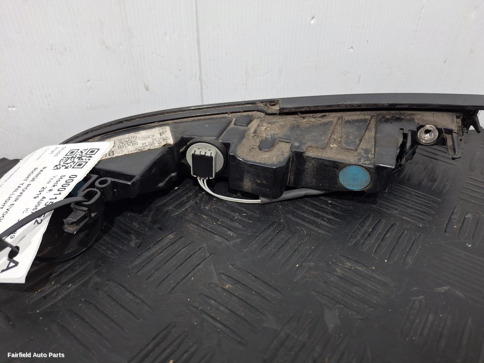 2019-2023 Land Rover Rangerover Evoque Right Taillight