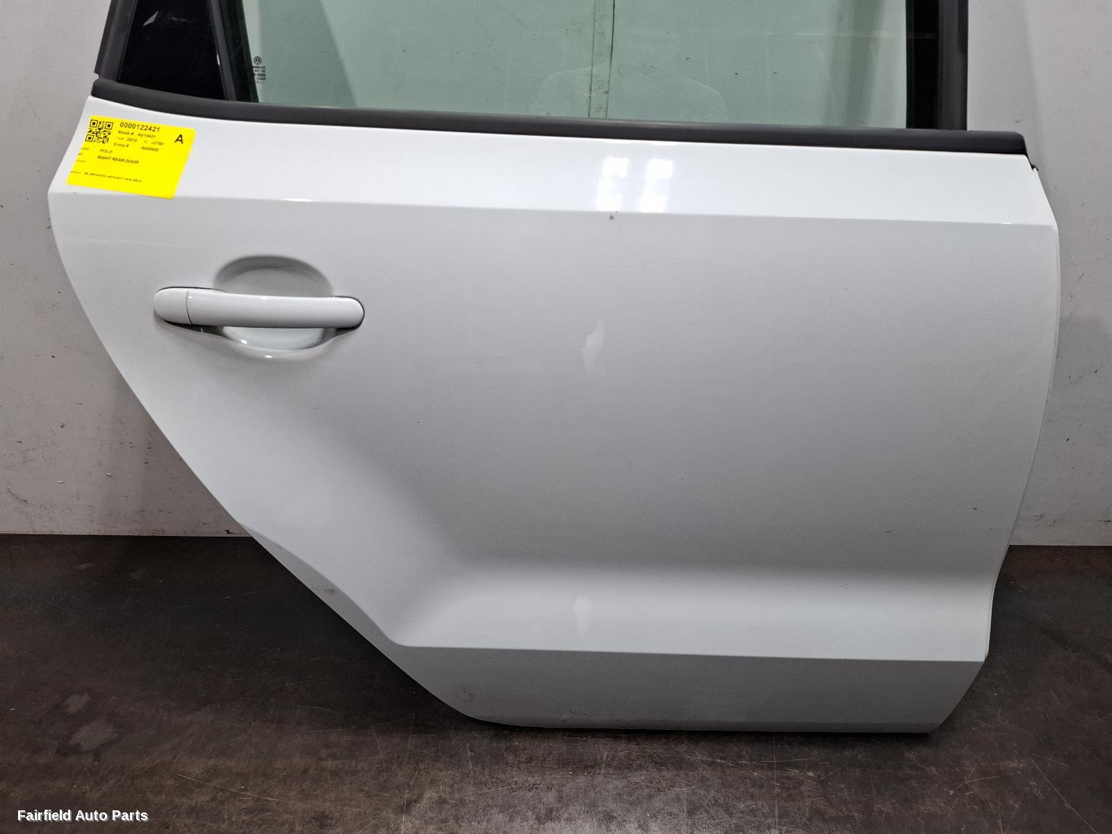 2010-2017 Volkswagen Polo Right Rear Door Sliding