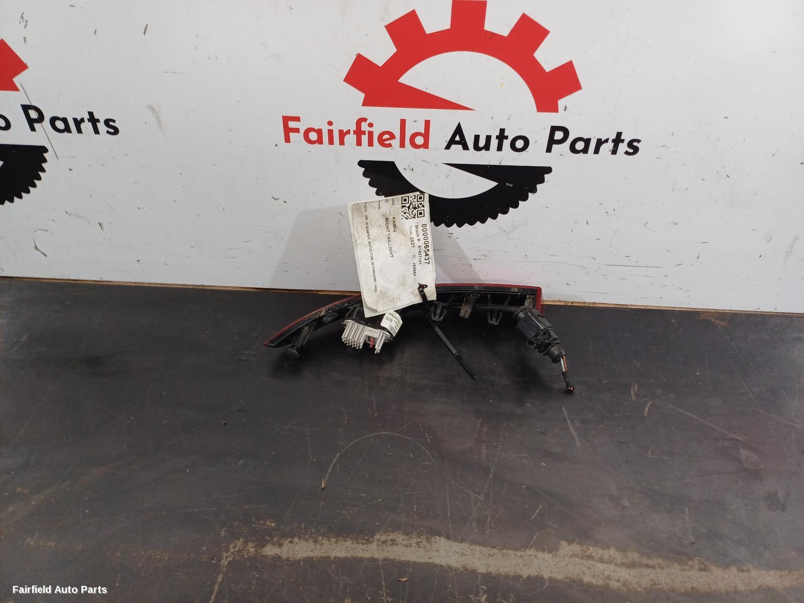 2020-2025 Skoda Kamiq Right Taillight