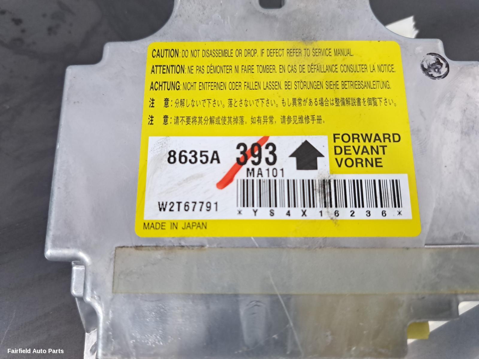 2012-2016 Mitsubishi Mirage Airbag Module Sensor