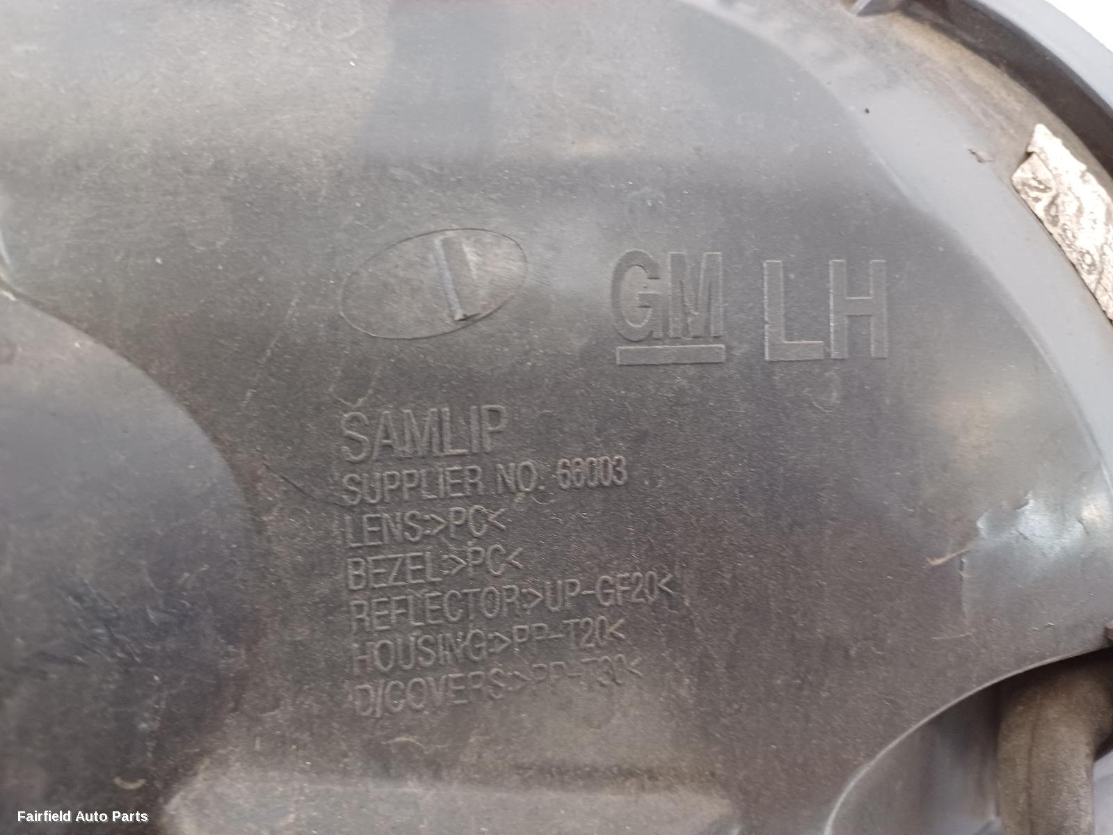 2008 Holden Commodore Left Headlamp