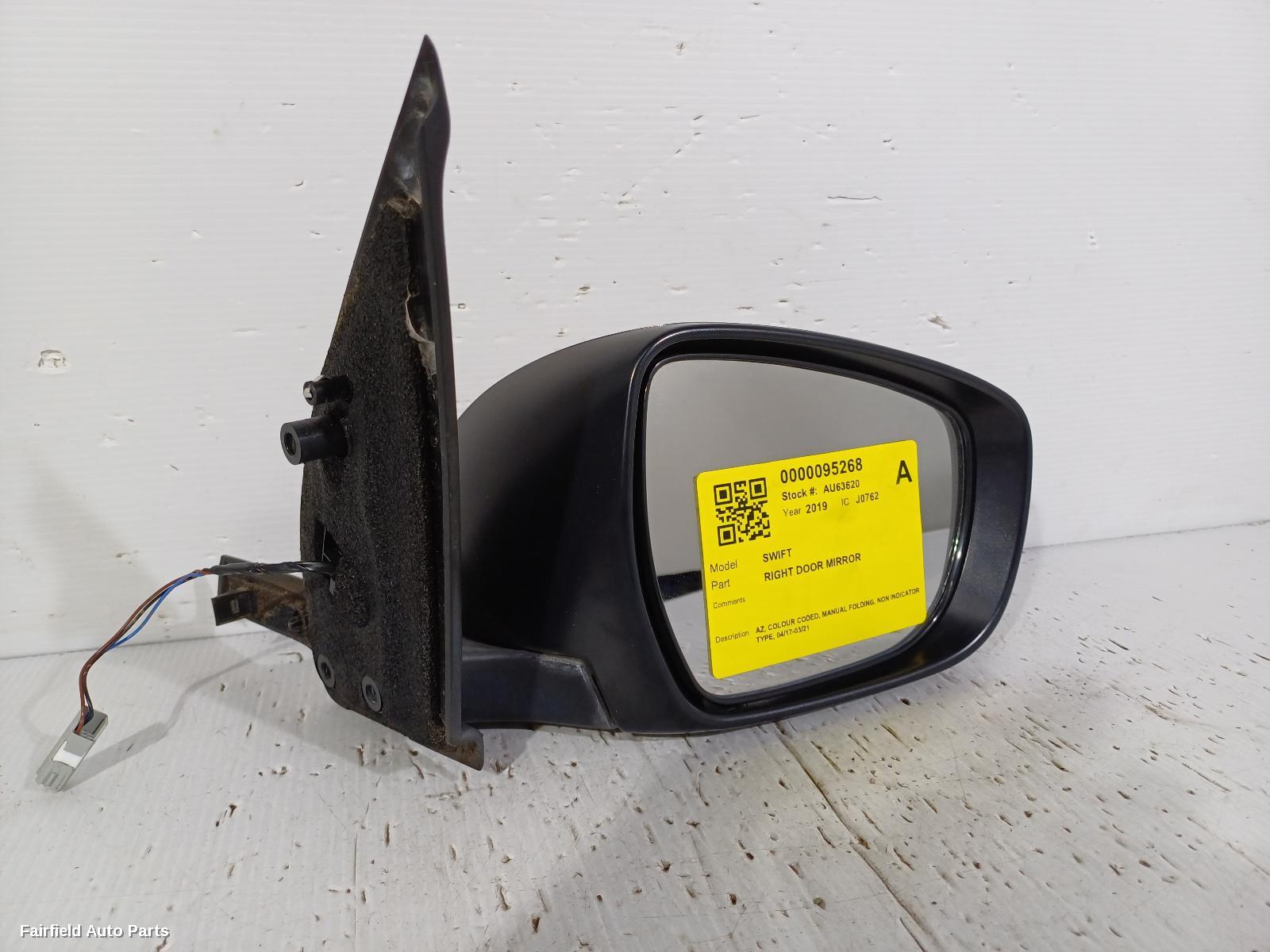 2017-2021 Suzuki Swift Right Door Mirror