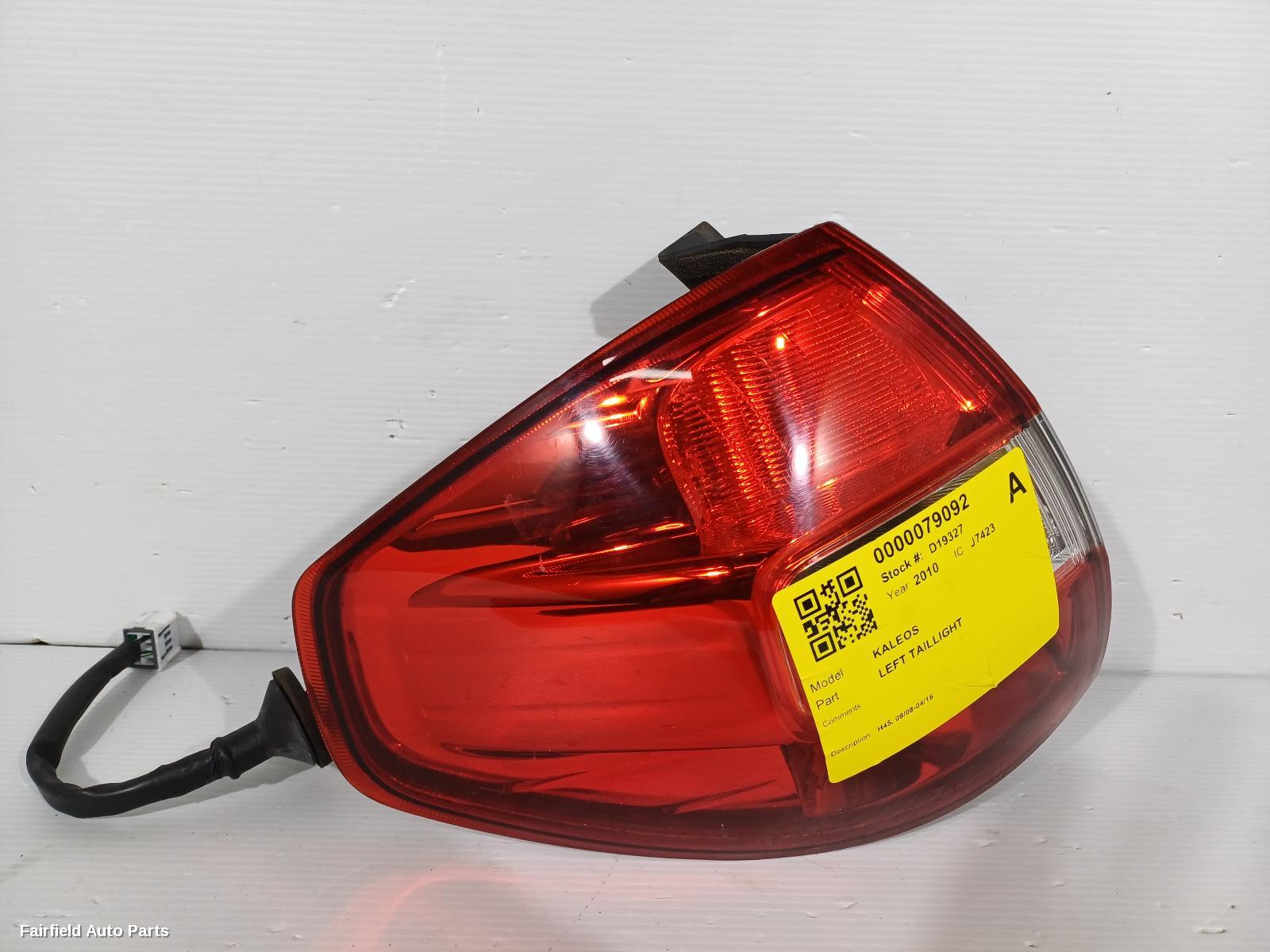 2008-2016 Renault Kaleos Left Taillight