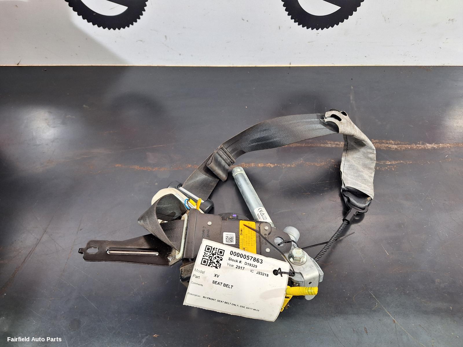 2017-2023 Subaru Xv Seatbelt Stalk