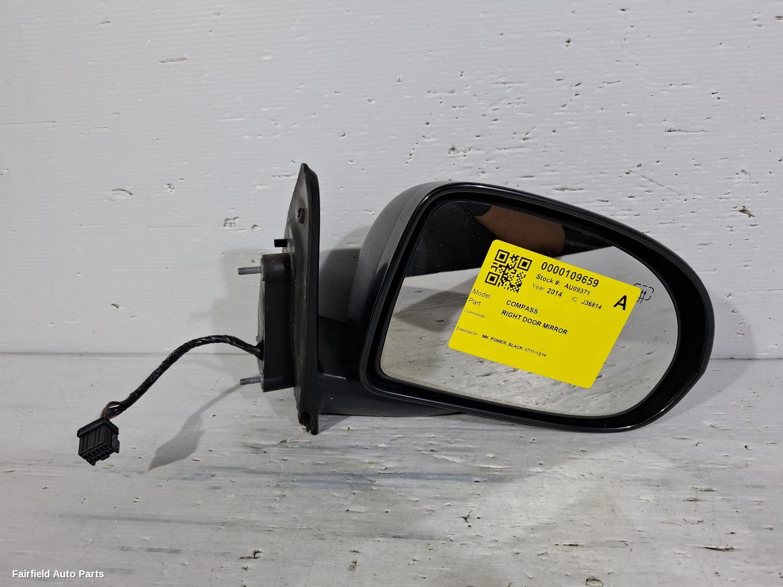 2011-2016 Jeep Compass Right Door Mirror