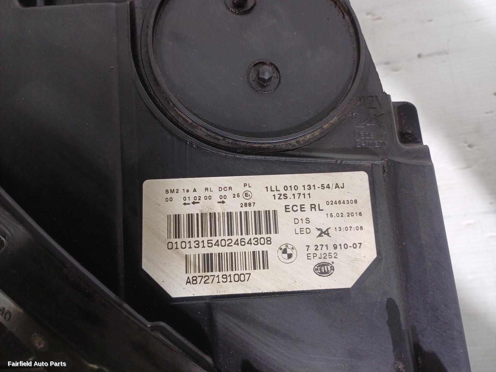 2013-2017 Bmw 5 Series Right Headlamp