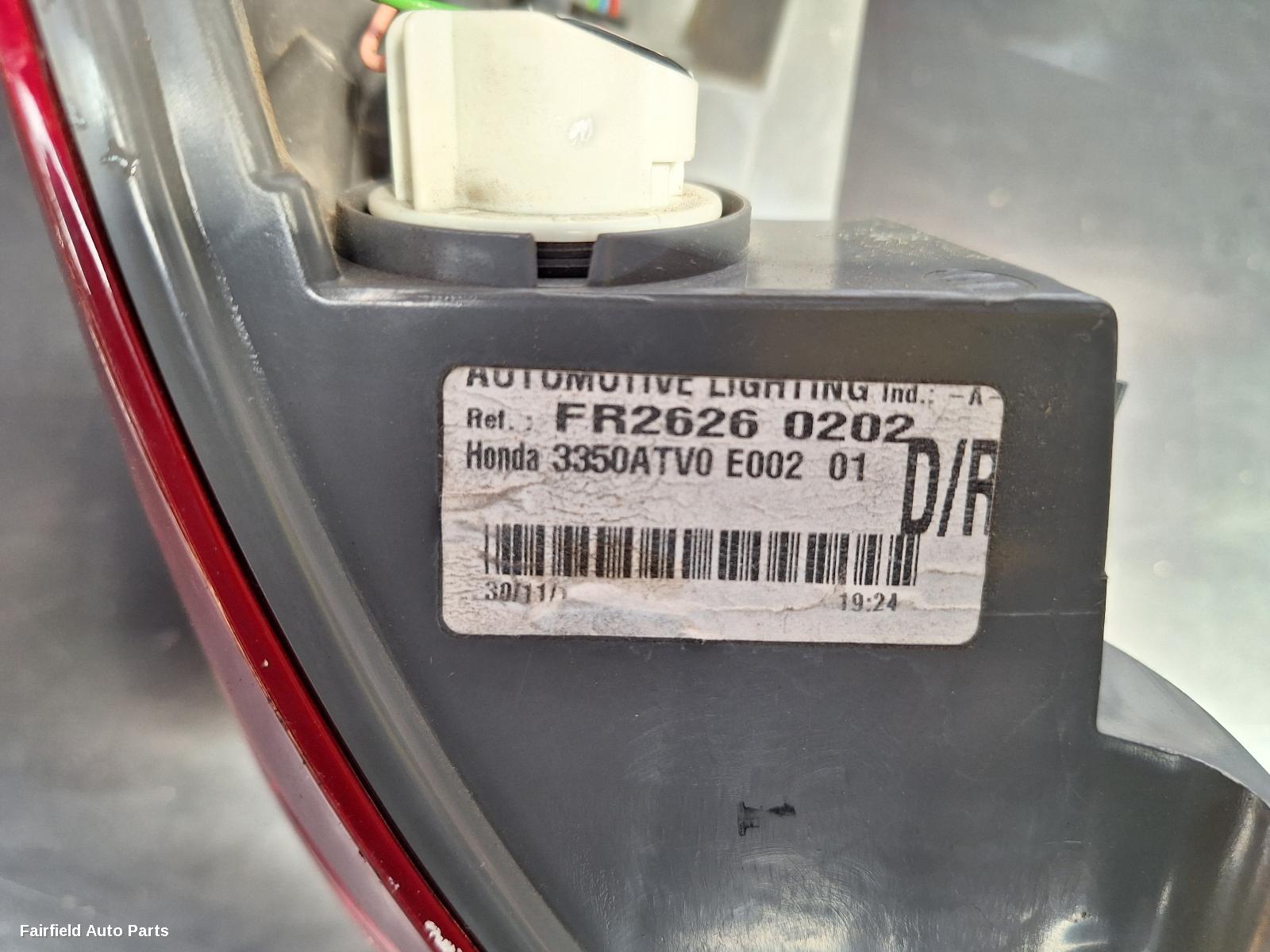 2013 Honda Civic Right Taillight