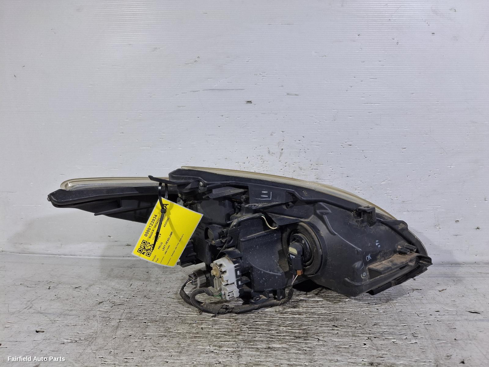2009-2010 Toyota Prius Left Headlamp