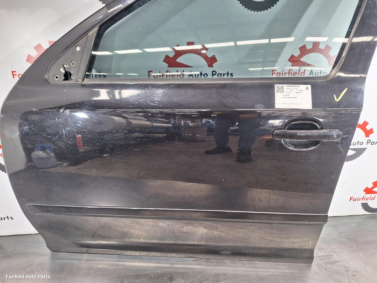 2012 Skoda Octavia Left Front Door