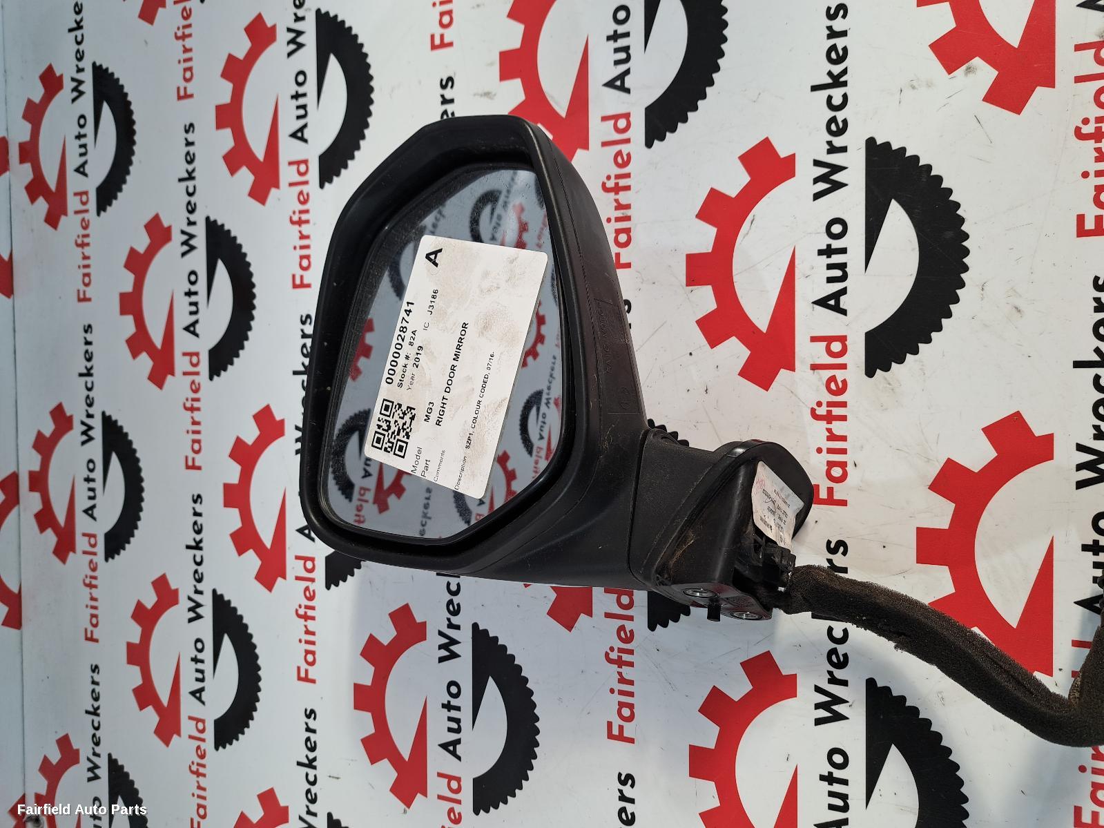 2016-2024 Mg Mg3 Right Door Mirror