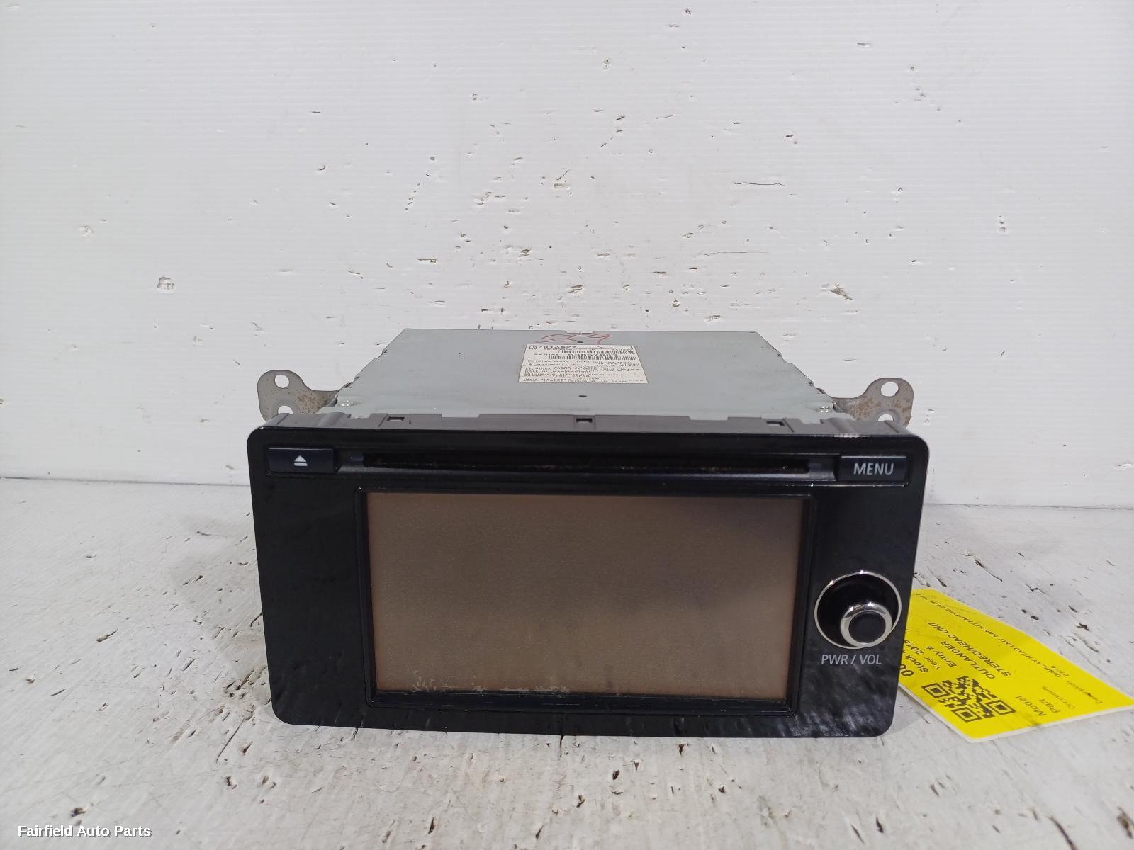 2012-2016 Mitsubishi Outlander Radio Cd Dvd Sat Tv