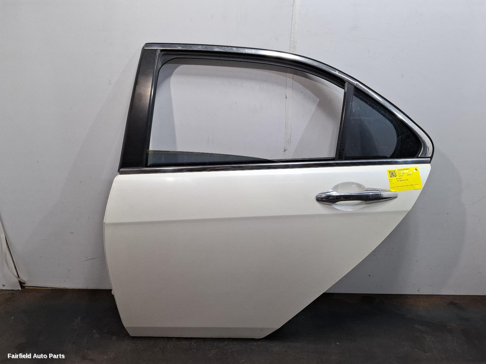 2006 Honda Accord Left Rear Door Sliding