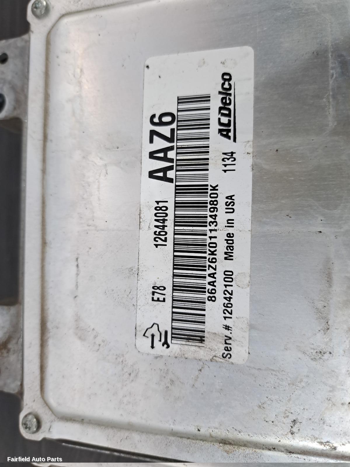 2011 Holden Cruze Ecu