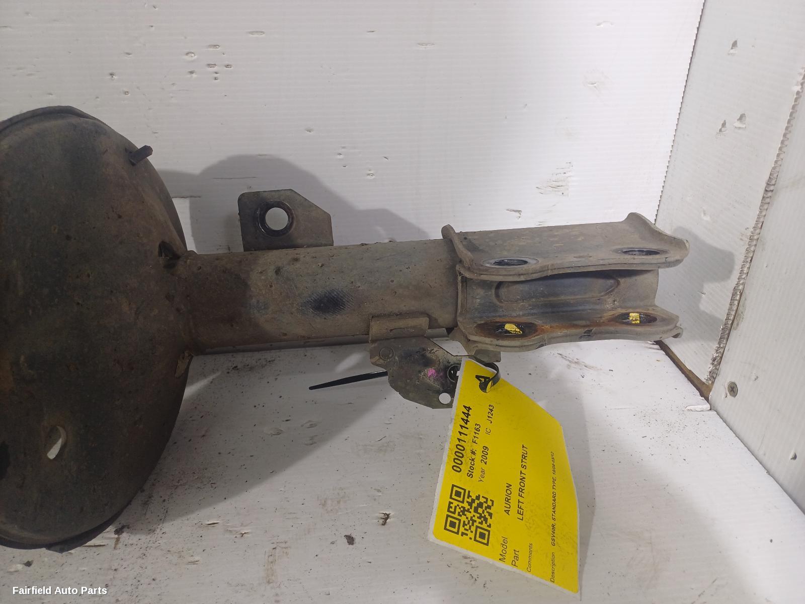 2006-2012 Toyota Aurion Left Front Strut